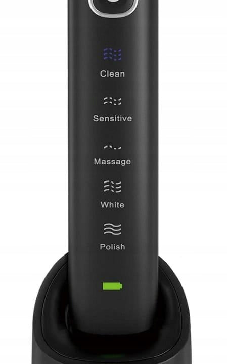 2X SHONA SONIC TOOTHBRUSH SONIC BLACK Kind toothbrush