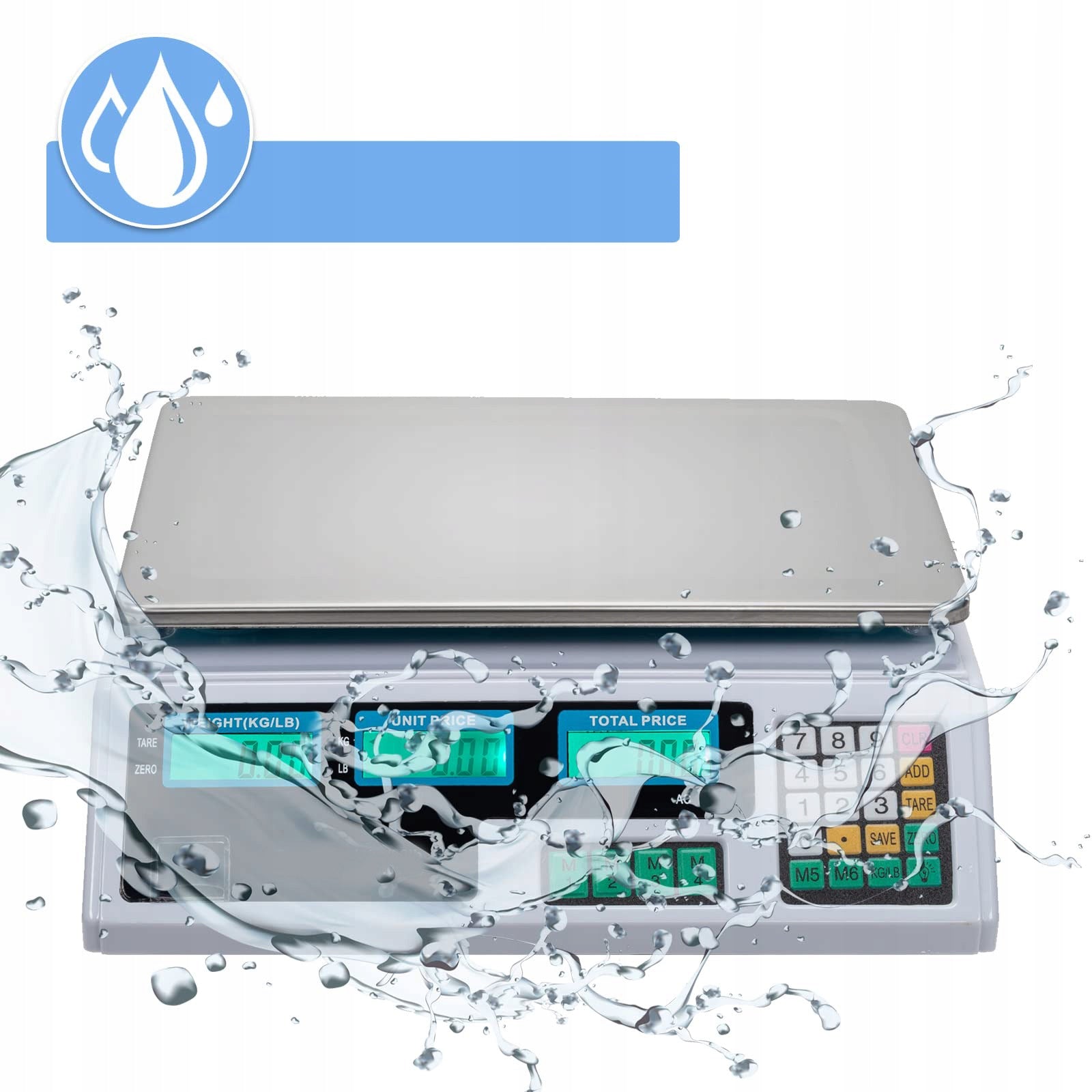 2X SHOP SCALE 40KG / 2G ELECTRONIC GASTRONOMIC LCD DISPLAY Brand no brand