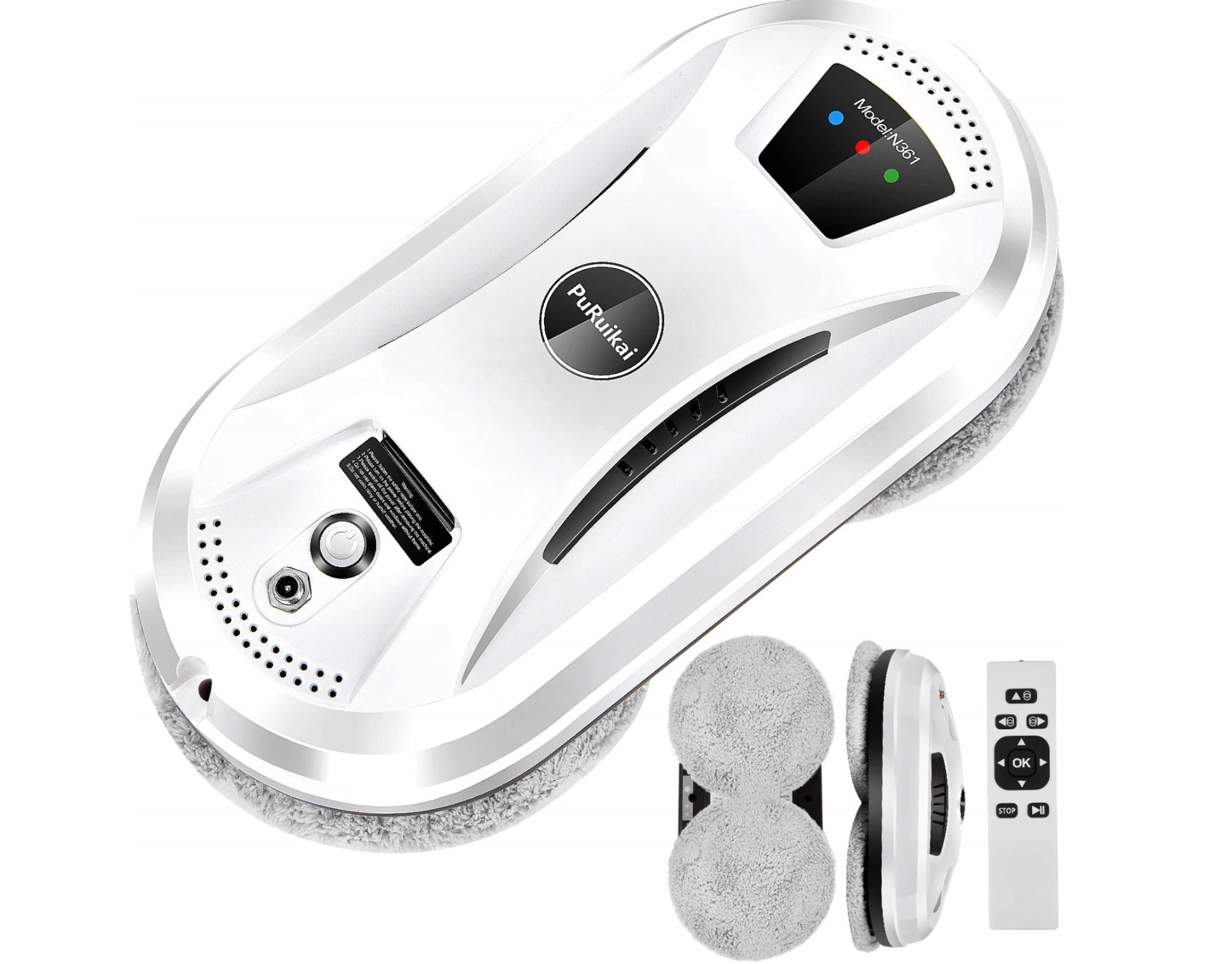 2X SMART ROBOT W11 FOR WASHING MIRROR WINDOWS AUTOMATIC WASHER ZES Brand Asato