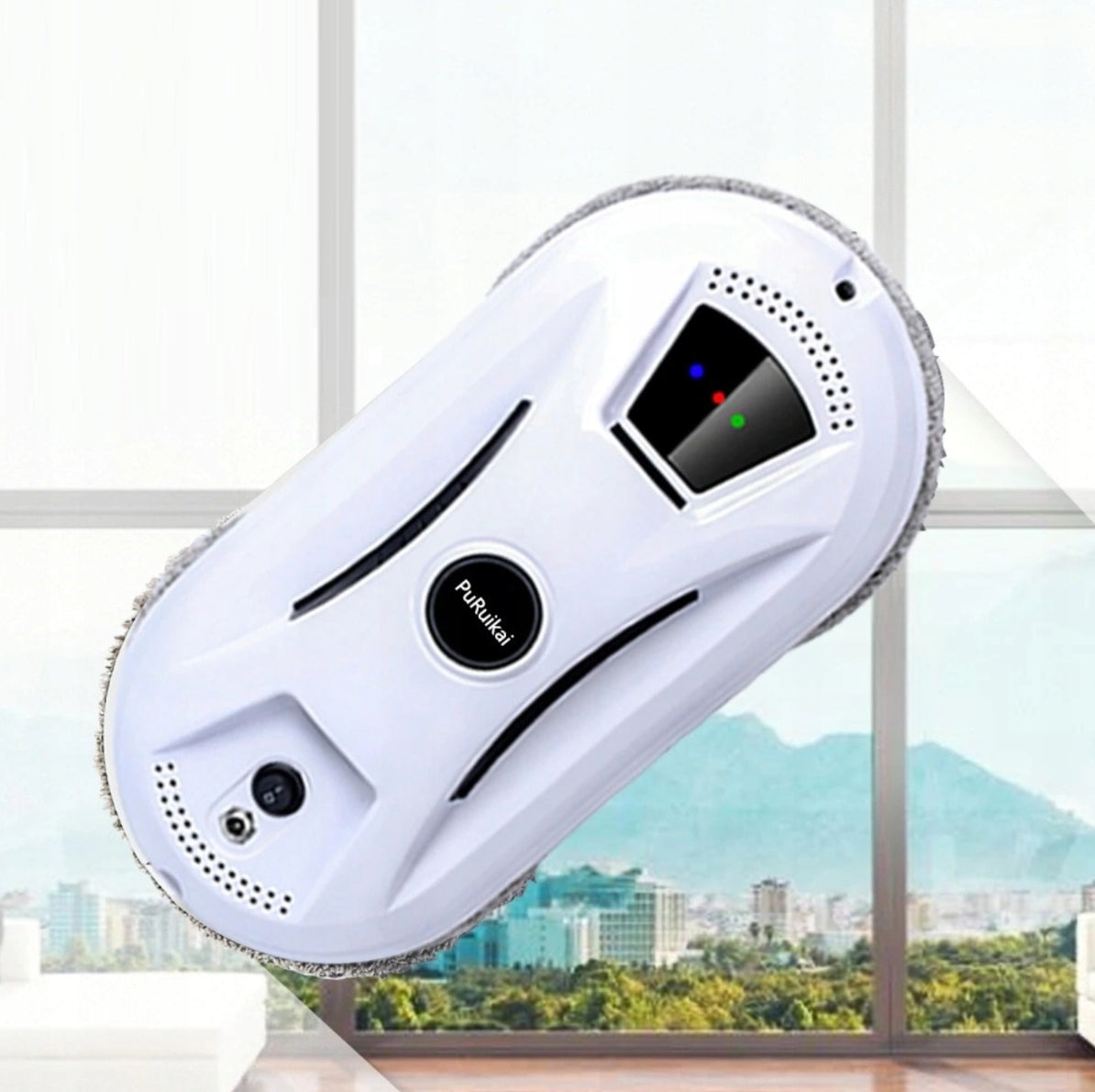 2X SMART ROBOT W11 FOR WASHING MIRROR WINDOWS AUTOMATIC WASHER ZES Dominant color white