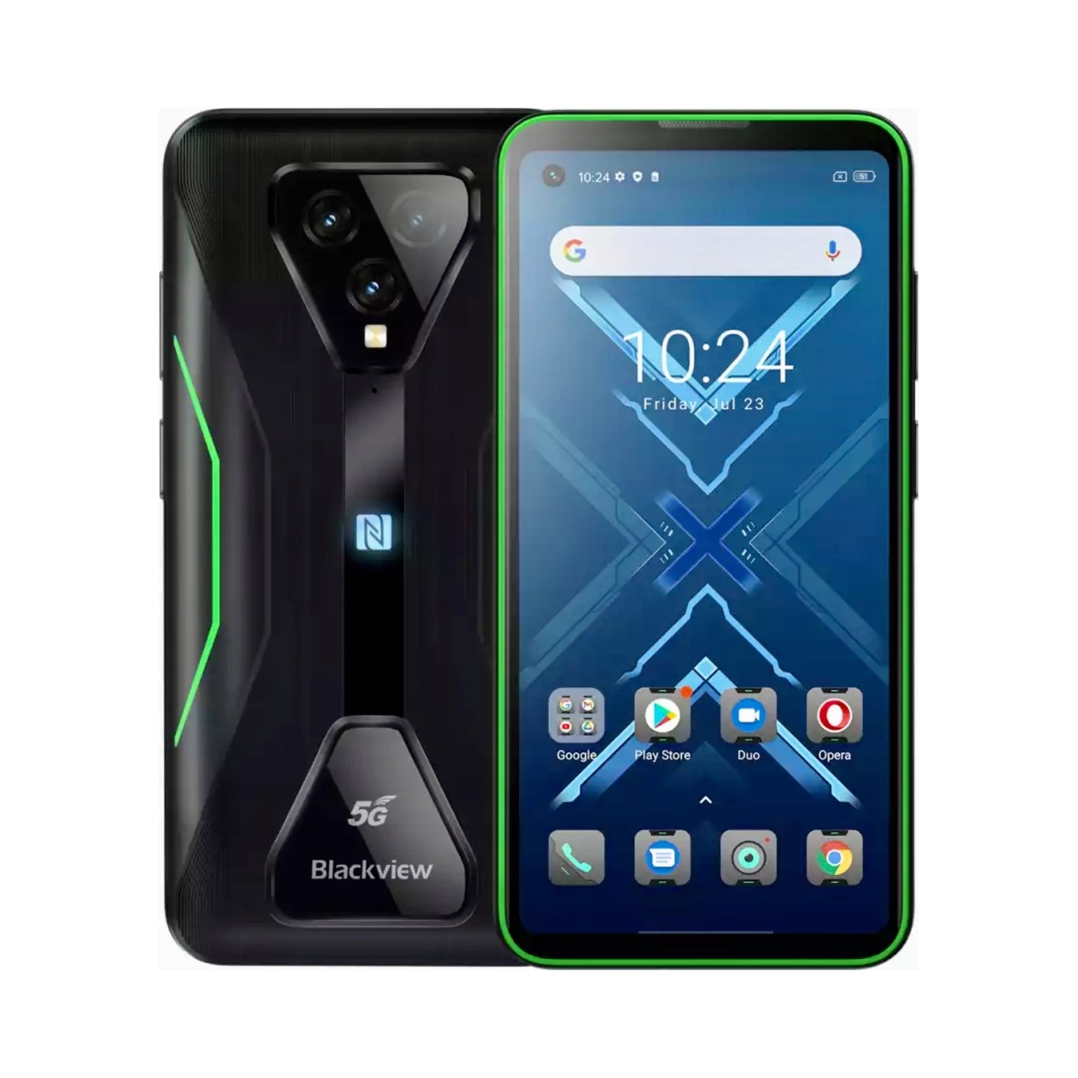 2X SMARTPHONE BLACKVIEW BL5000 5G 8/128GB Green