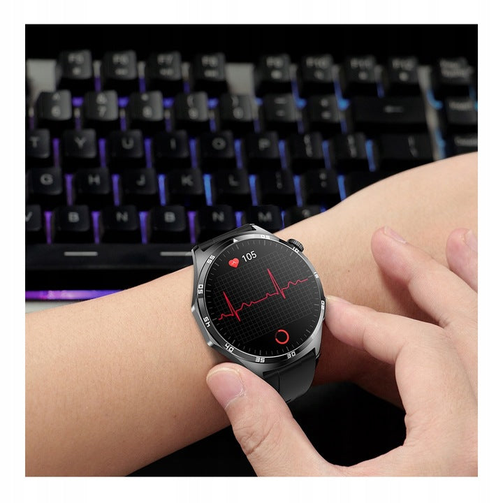 2X SMARTWATCH CARDIOWATCH ECG SUGAR CALIBRATION AMOLED CONVERSATION MENU POLISH Model other