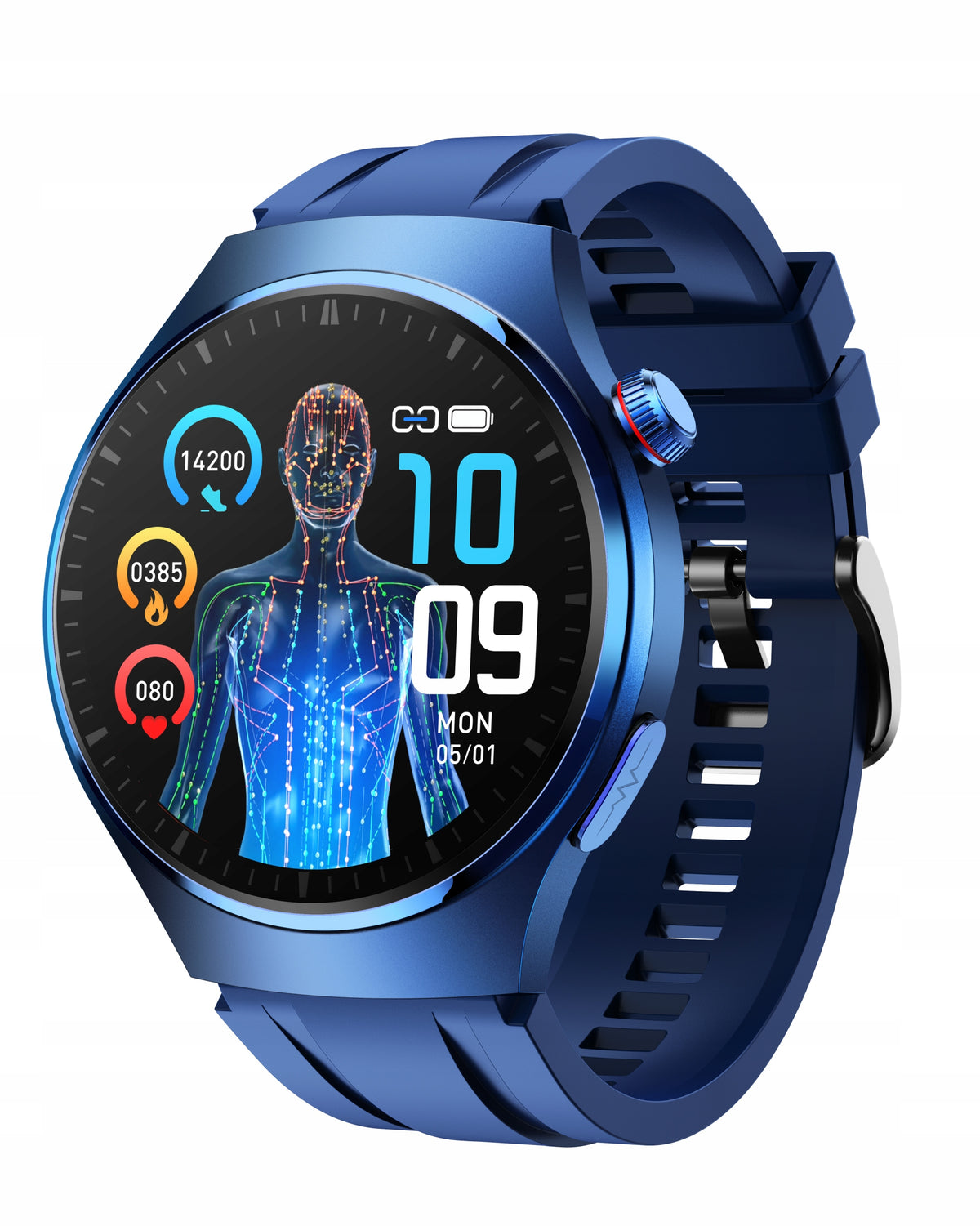 2X SMARTWATCH CARDIOWATCH MEN'S CALL WATCH EKG HRV PPG MENU PL + GRATI
