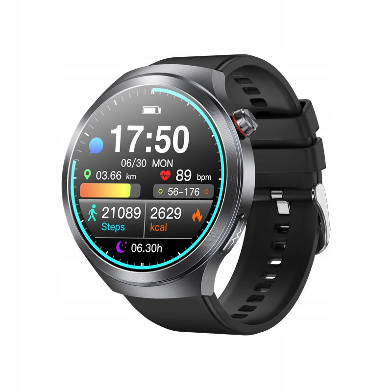 2X SMARTWATCH CARDIOWATCH MEN'S WATCH ECG HRV CALLS MENU POLISH + GRAT