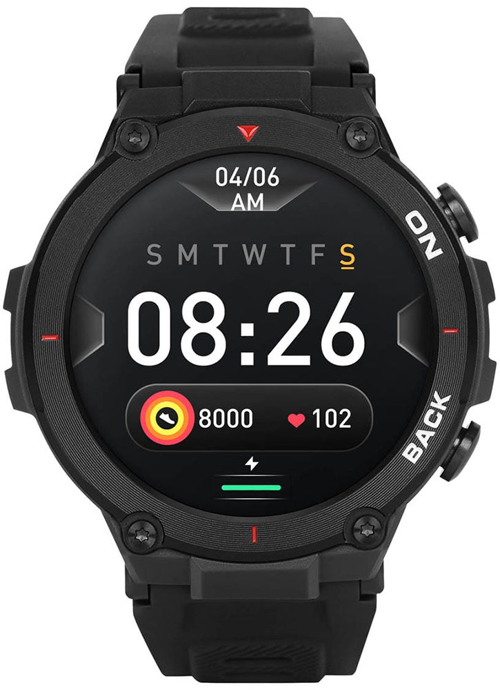 2X SMARTWATCH GARETT GRS BLACK MEN'S ELECTRONIC WATCH GPS+ALGAE Model other