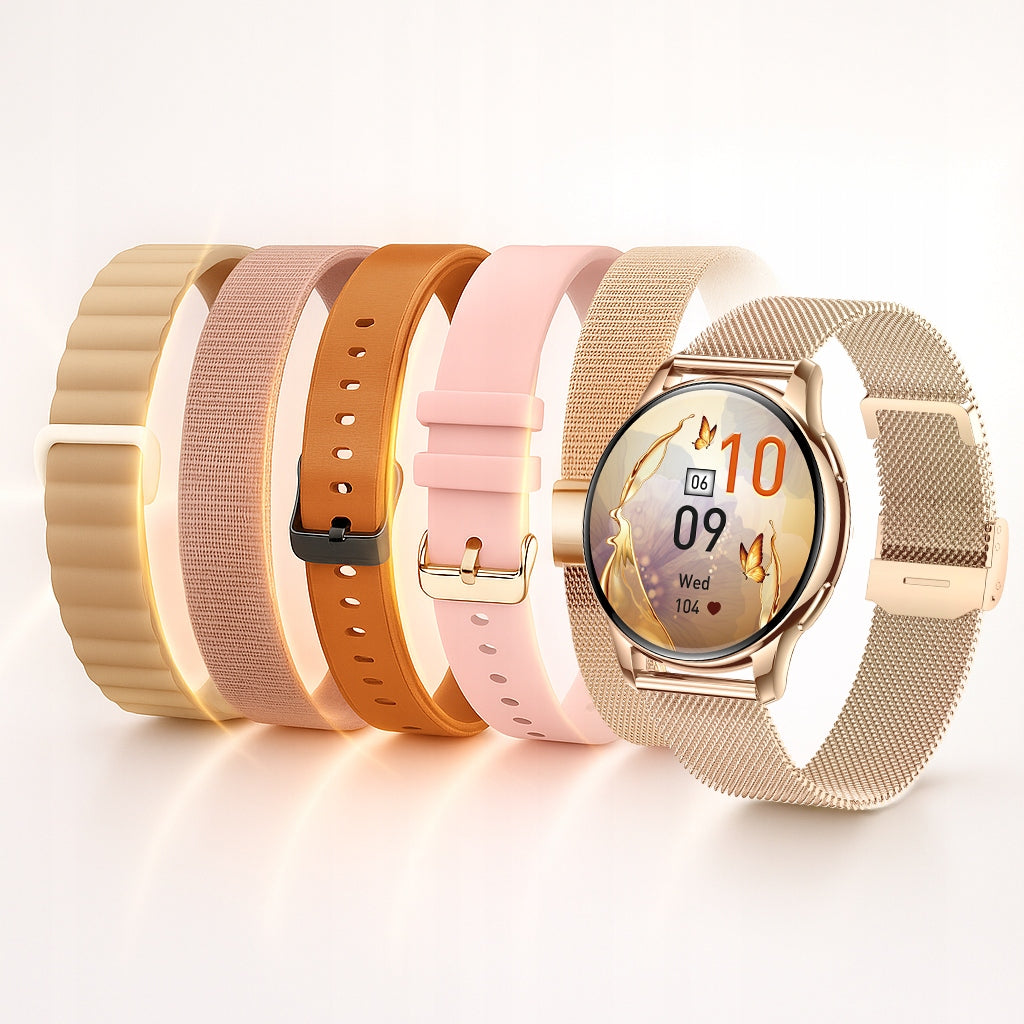 2X SMARTWATCH WOMEN'S WATCH POLISH MENU TALK NOTIFICATION SPORT 5 PAS Model other