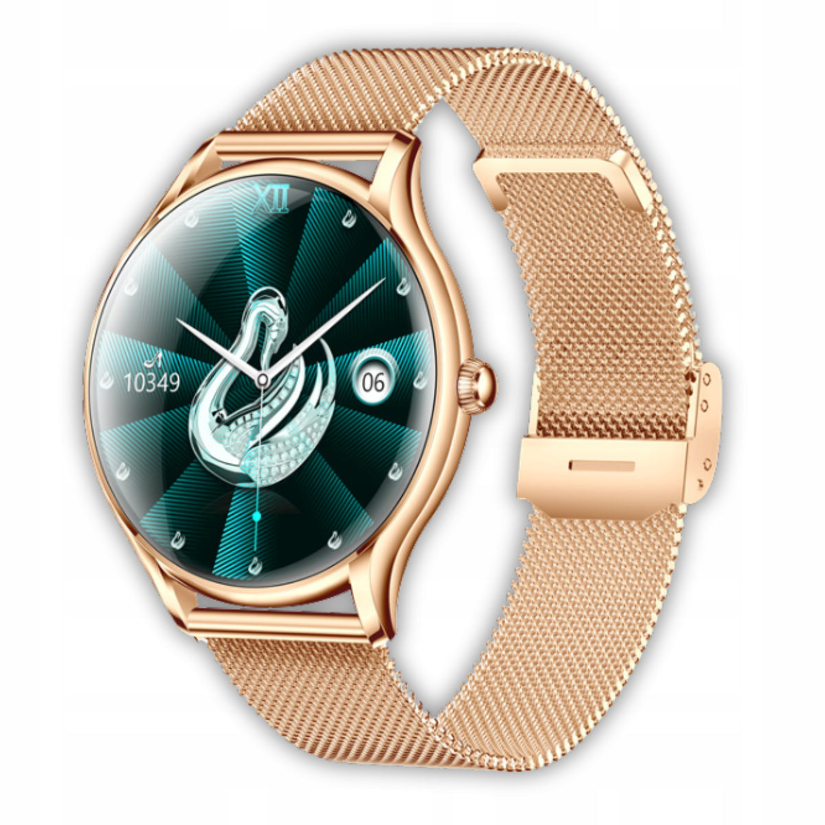 2X SMARTWATCH WOMEN'S WATCH TALK PRESSURE PULSE SPORT MENU PL 4 STRIPES Brand Angelo Watches