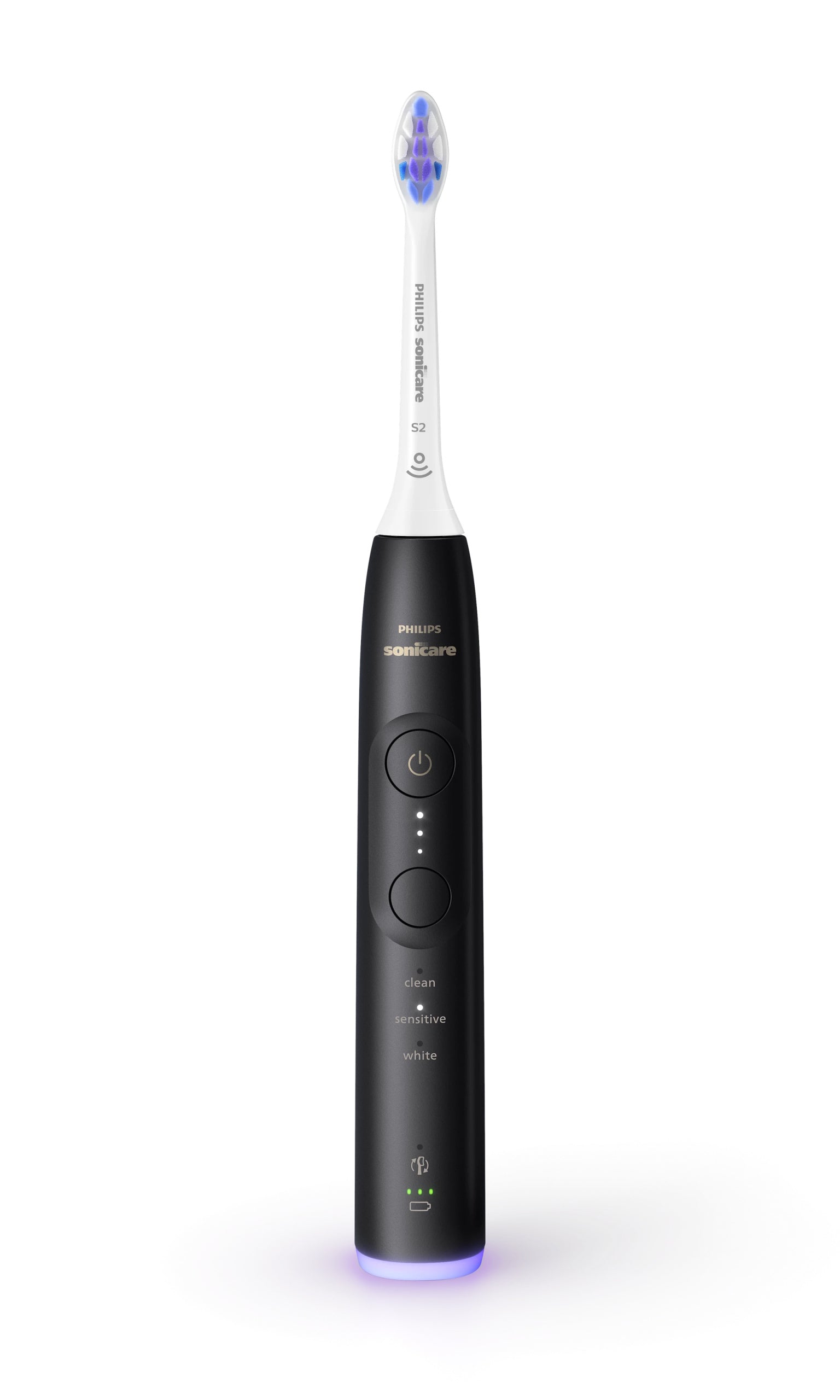 2X SONIC TOOTHBRUSH PHILIPS SONICARE 6500 HX7411/02 BLACK Brand Philips