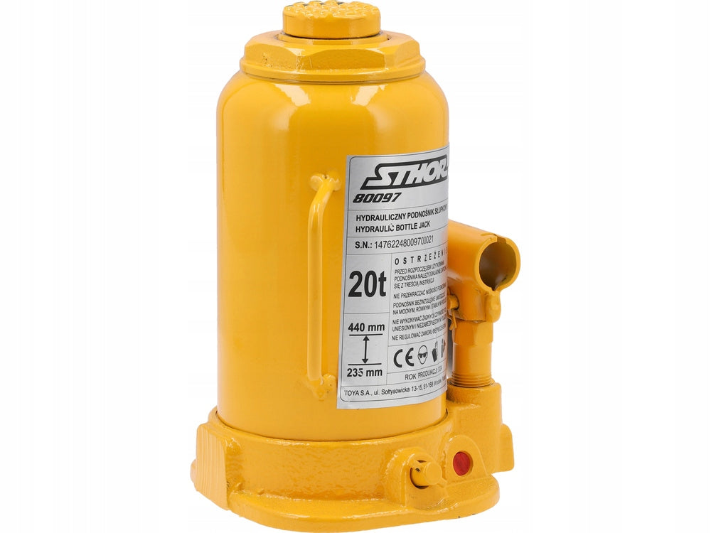 2X STHOR HYDRAULIC PISTON LIFT 20T Product weight with unit packaging 9 kg