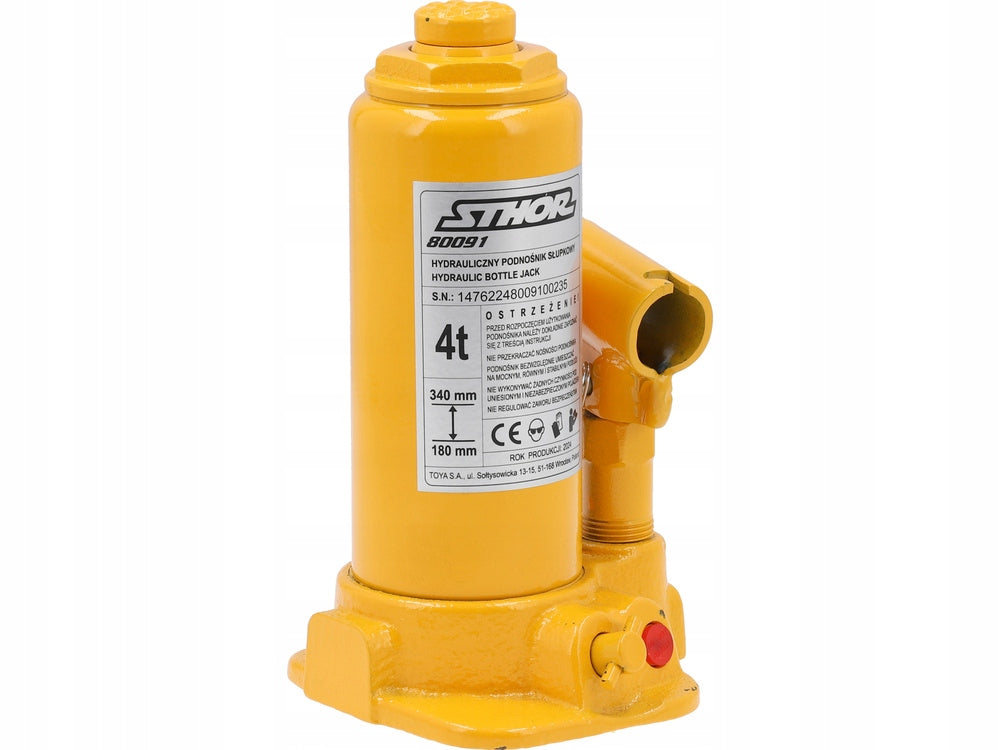 2X STHOR HYDRAULIC PISTON LIFT 4T Product weight with unit packaging 3.1 kg