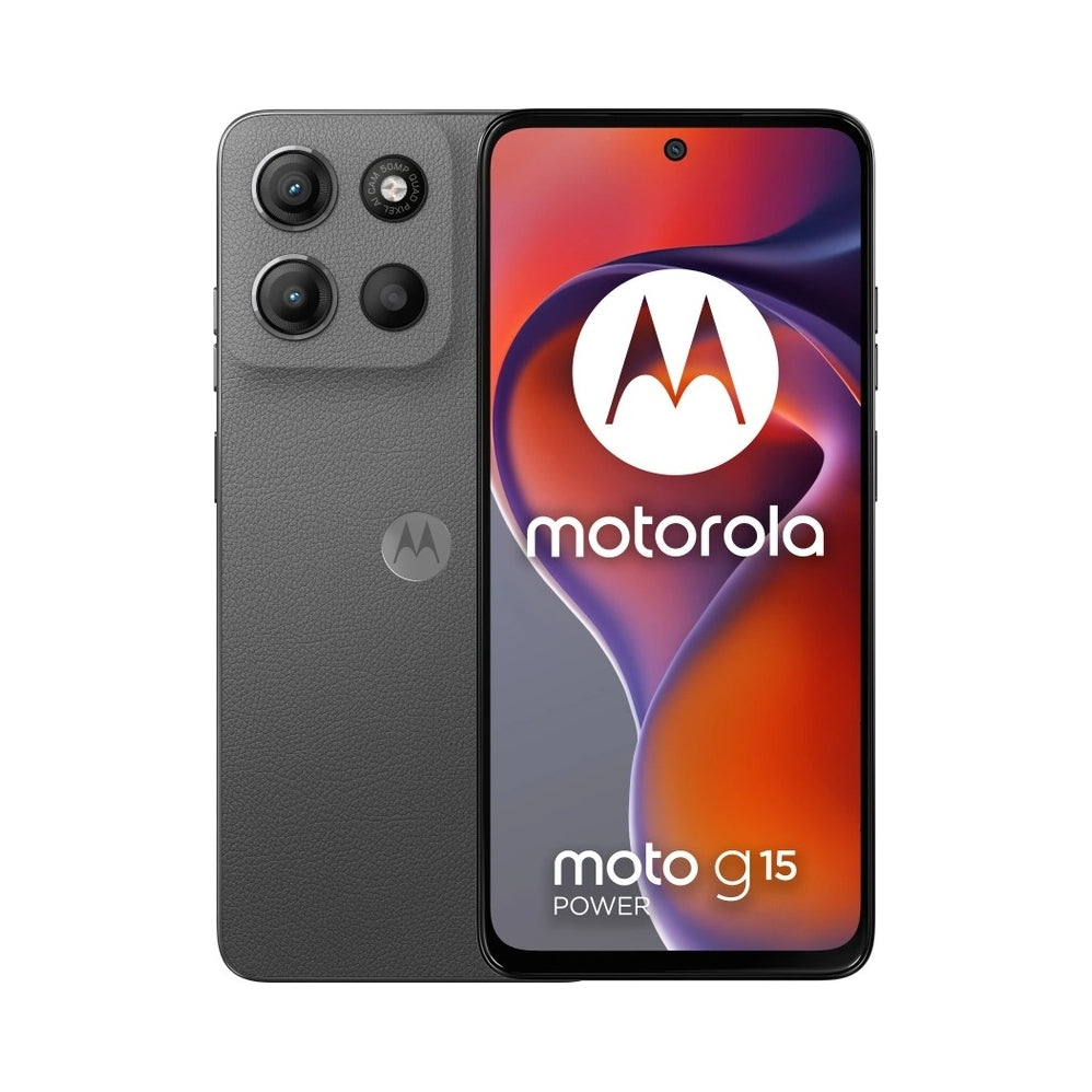 2X Smartphone MOTOROLA MOTO G15 POWER 8/256GB Grey IP54 NFC DualSim
