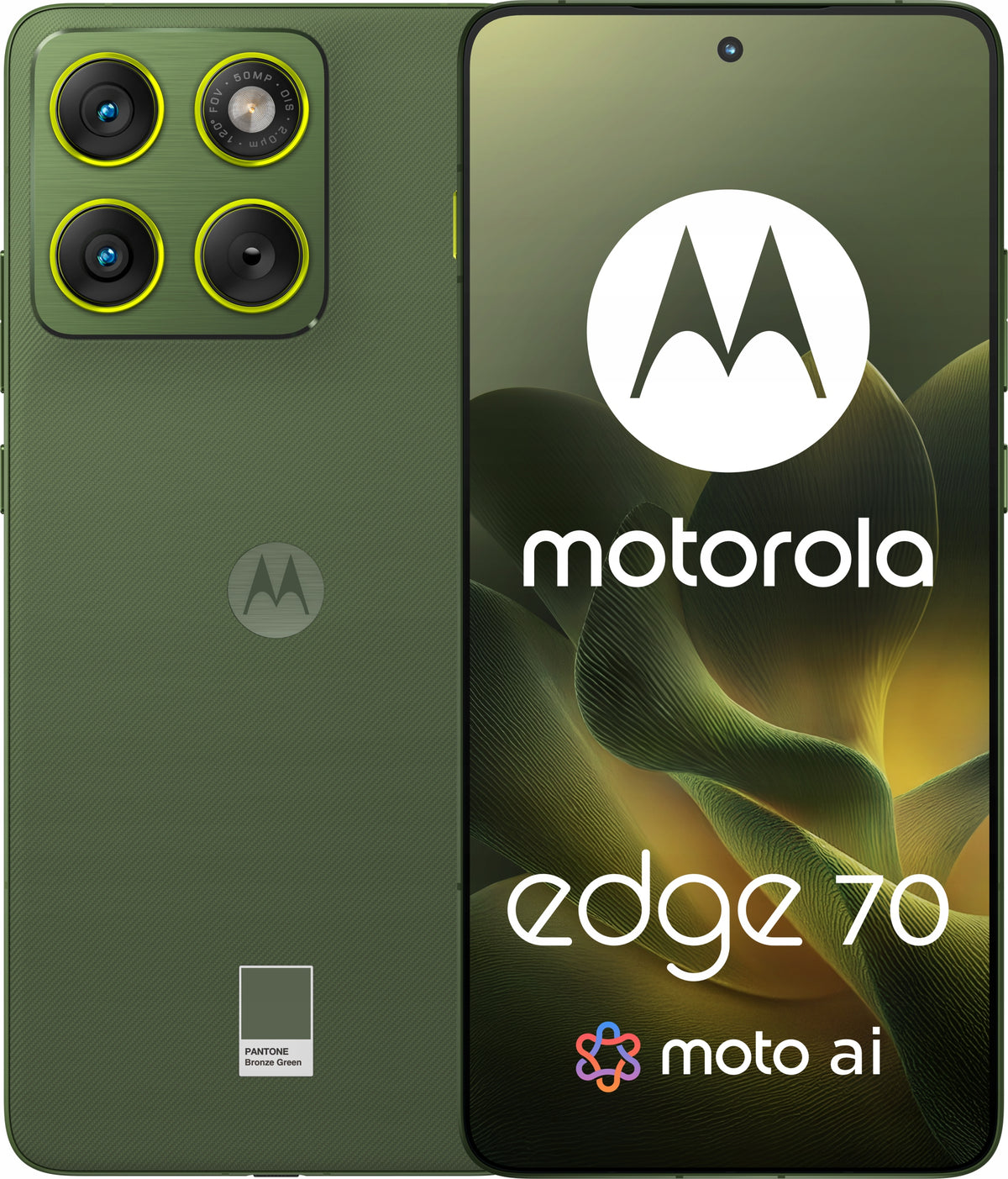 2X Smartphone Motorola Edge 70 12 GB / 512 GB 5G PANTONE Bronze Green