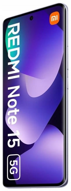 2X Smartphone Xiaomi Redmi Note 15 5G 6/128GB Purple RAM 6 GB