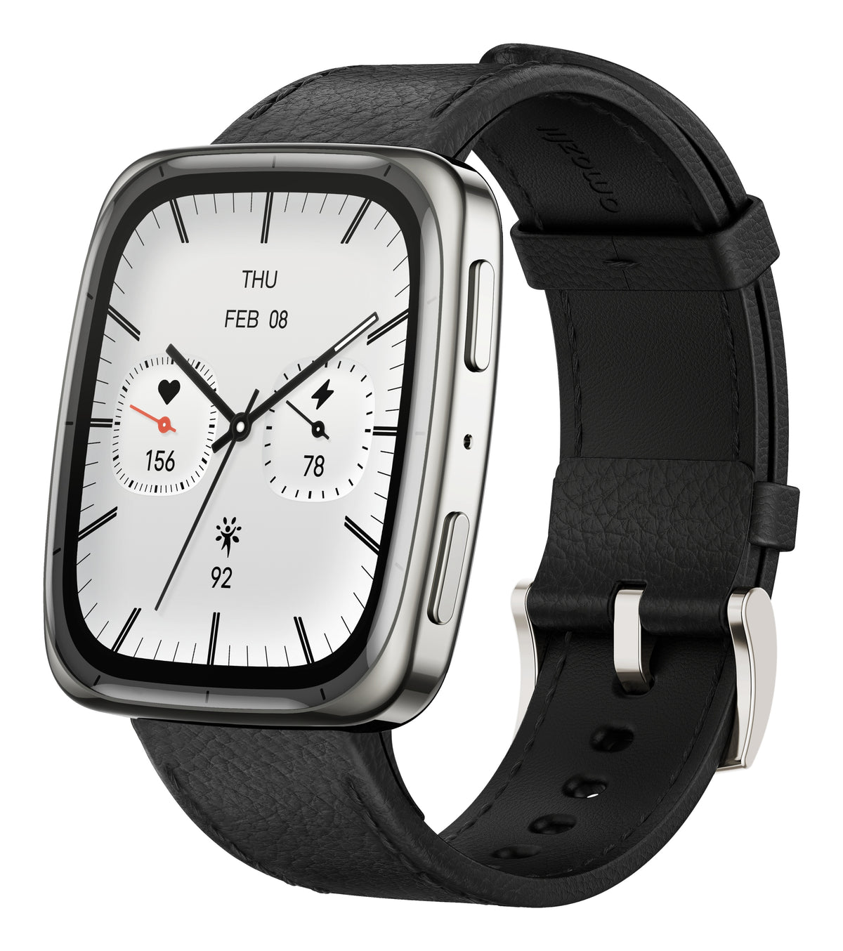 2X Smartwatch AMAZFIT Active 2 Square Black & Silver Brand Amazfit