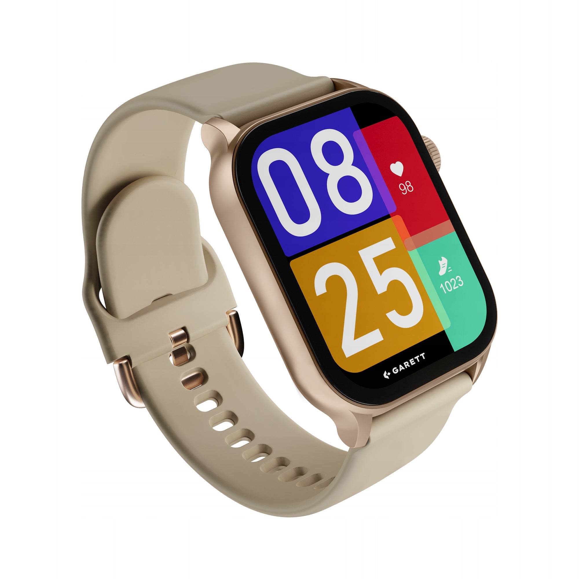 2X Smartwatch GARETT Activity 3 Gold Brand Garett