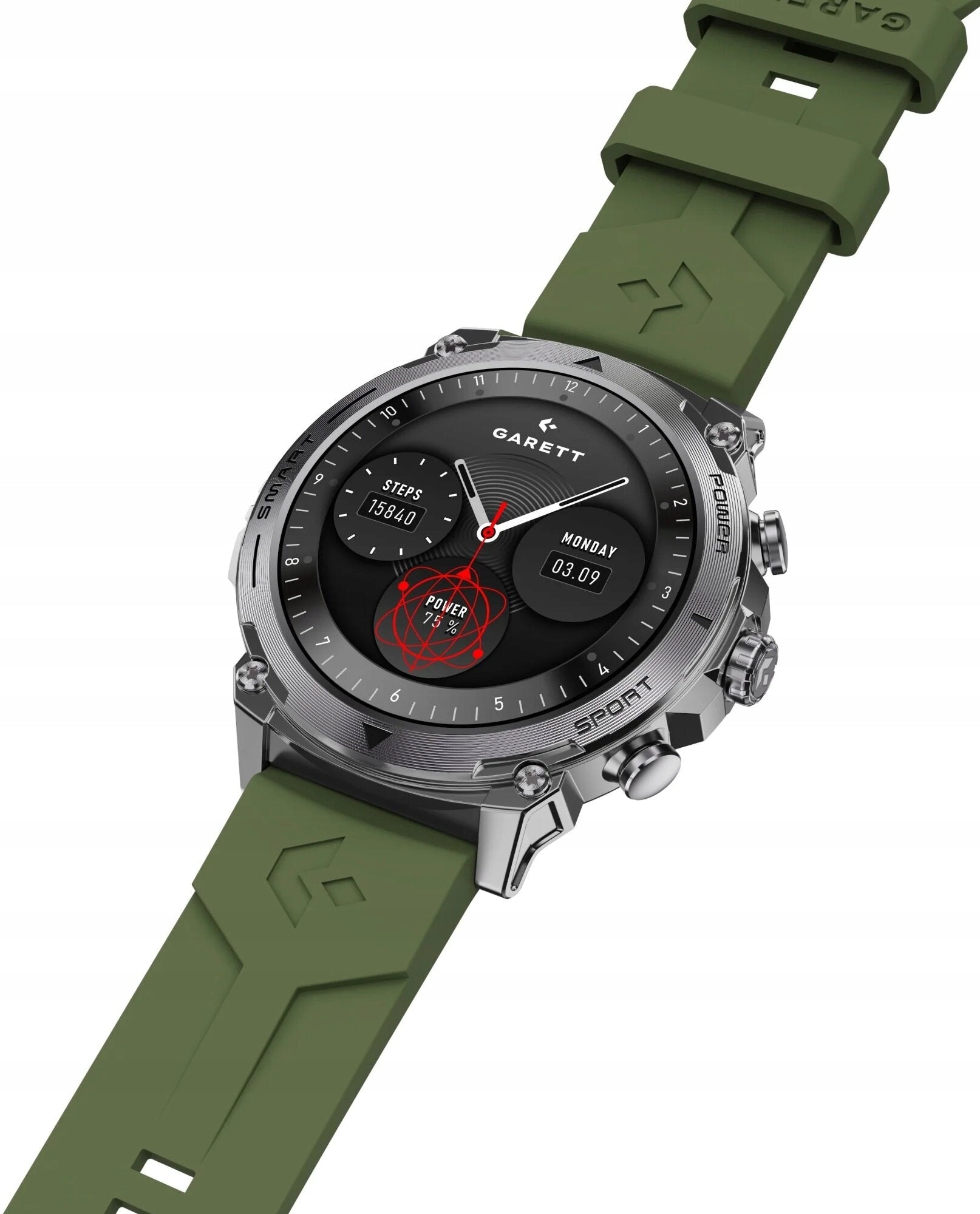 2X Smartwatch GARETT Atom Steel Silver Model other