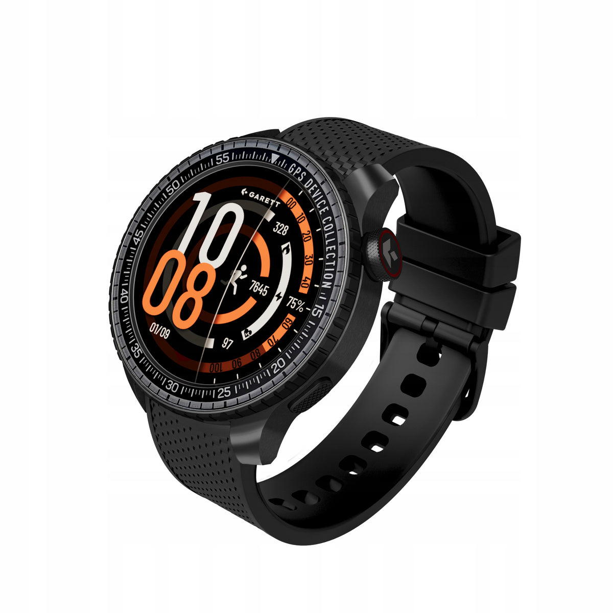 2X Smartwatch GARETT Compass GPS Black Brand Garett