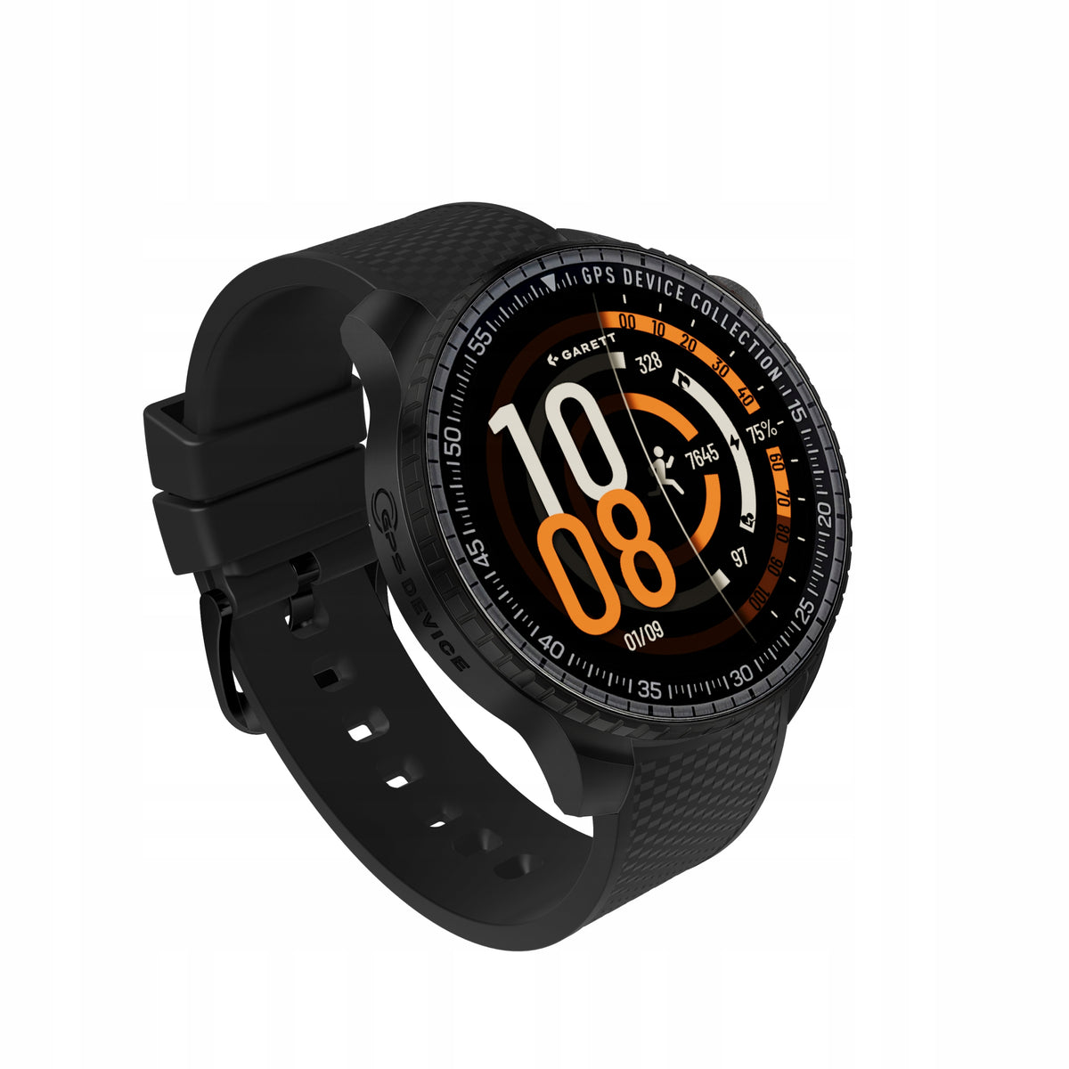 2X Smartwatch GARETT Compass GPS Black