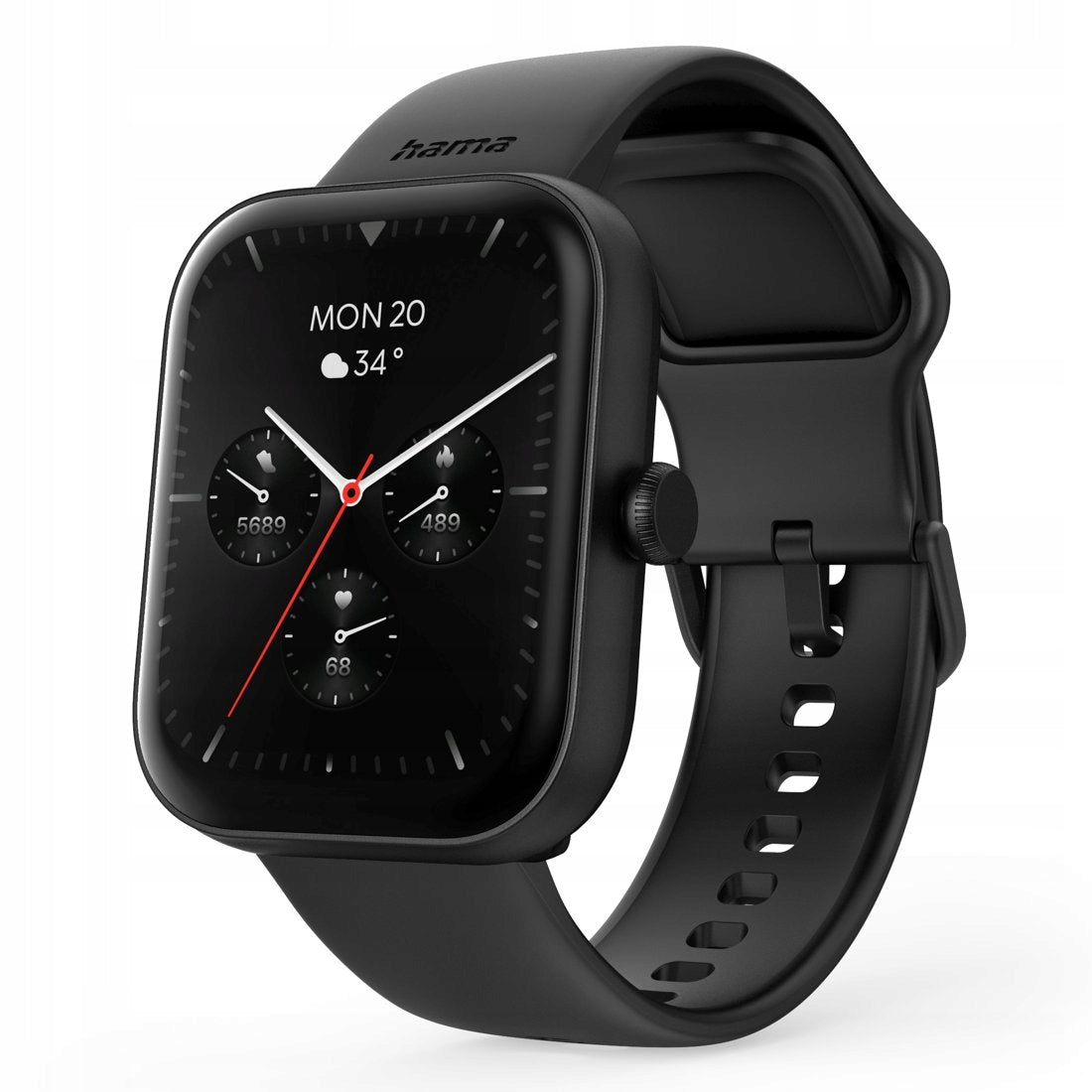 2X Smartwatch HAMA Fit Watch 5000 Rectangular