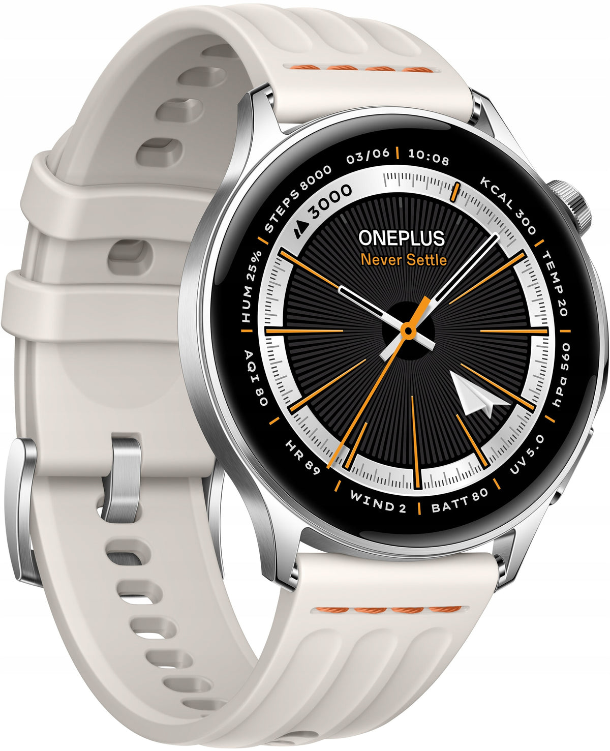 2X Smartwatch OnePlus Watch Lite Silver Brand OnePlus