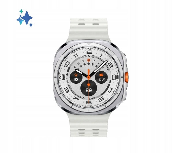 2X Smartwatch SAMSUNG Galaxy Watch Ultra (2025) LTE 47mm Titanium White Brand Samsung