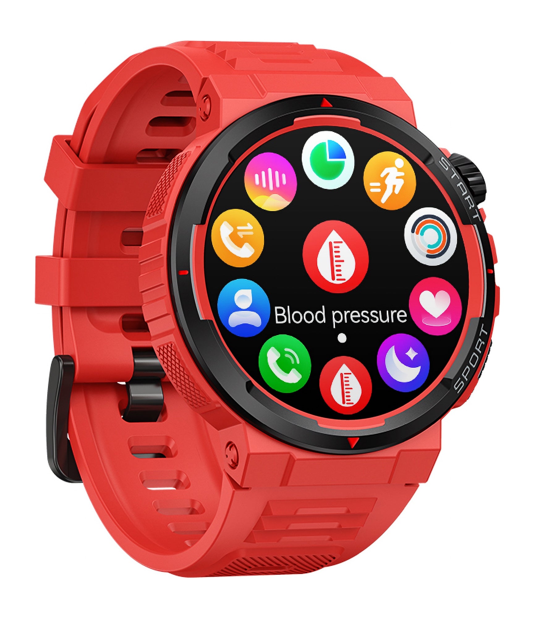 2X Smartwatch Watch Zeblaze Ares 3 Plus RED HD AMOLED DURABLE Brand Zeblaze