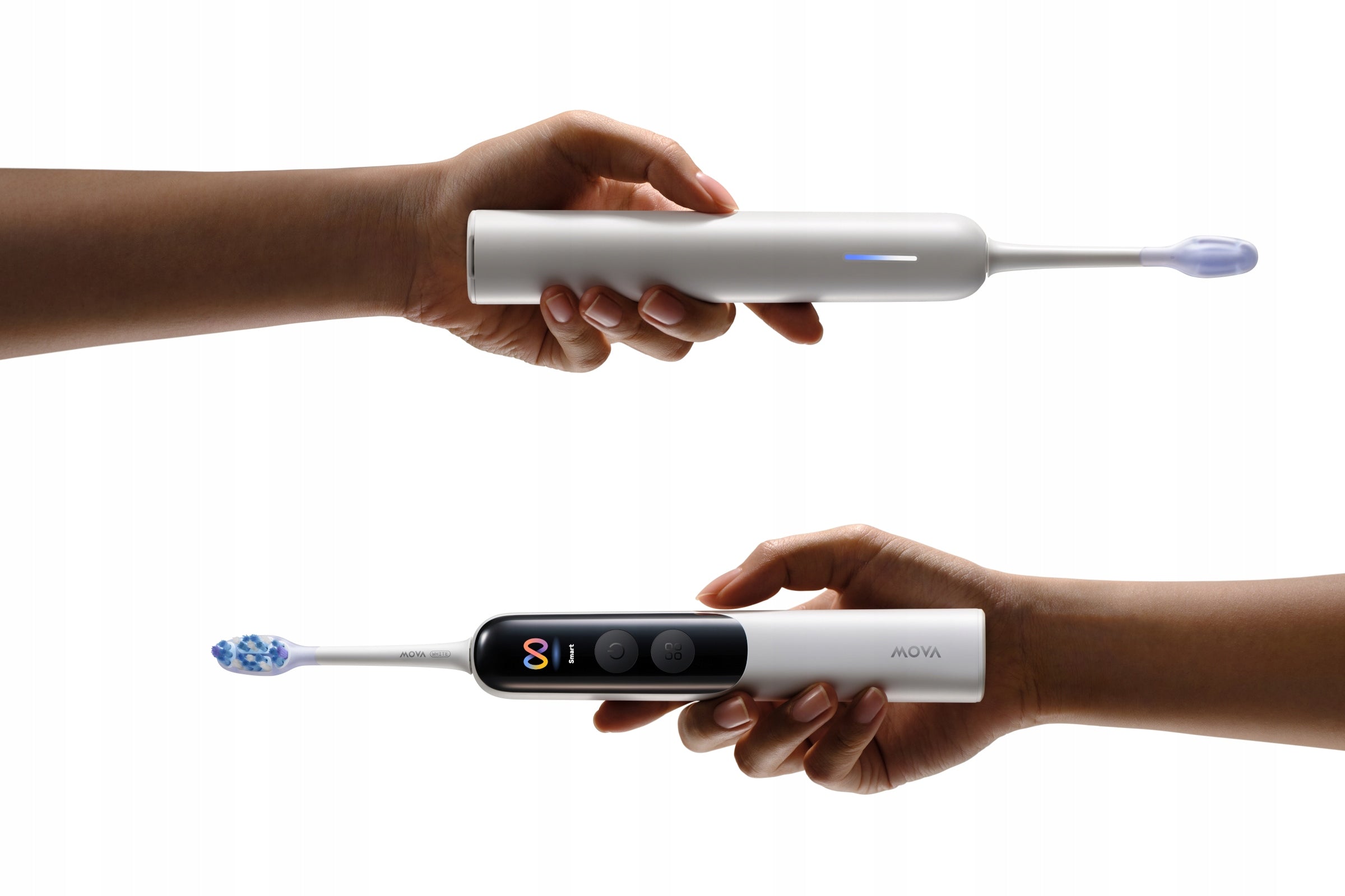 2X Sonic toothbrush MOVA Fresh 20 Vision White Kind toothbrush