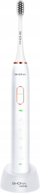 2X Sonic toothbrush reliable SHONA PRO white (15 operating modes Kind toothbrush