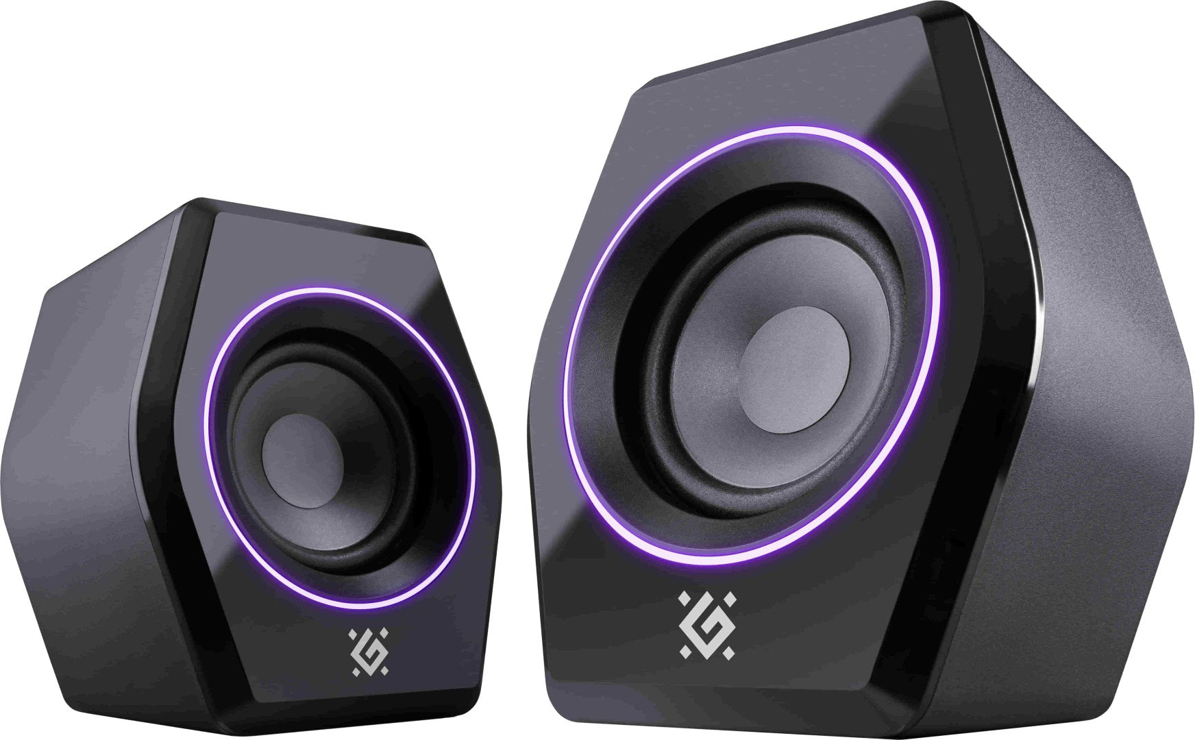 2X Speakers Defender SOLAR 9 2.0 10W Bluetooth USB RGB backlight Brand Defender