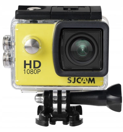 2X Sports camera SJCAM SJ4000 FULLHD 1080p MENU PL ORG yellow 30FPS