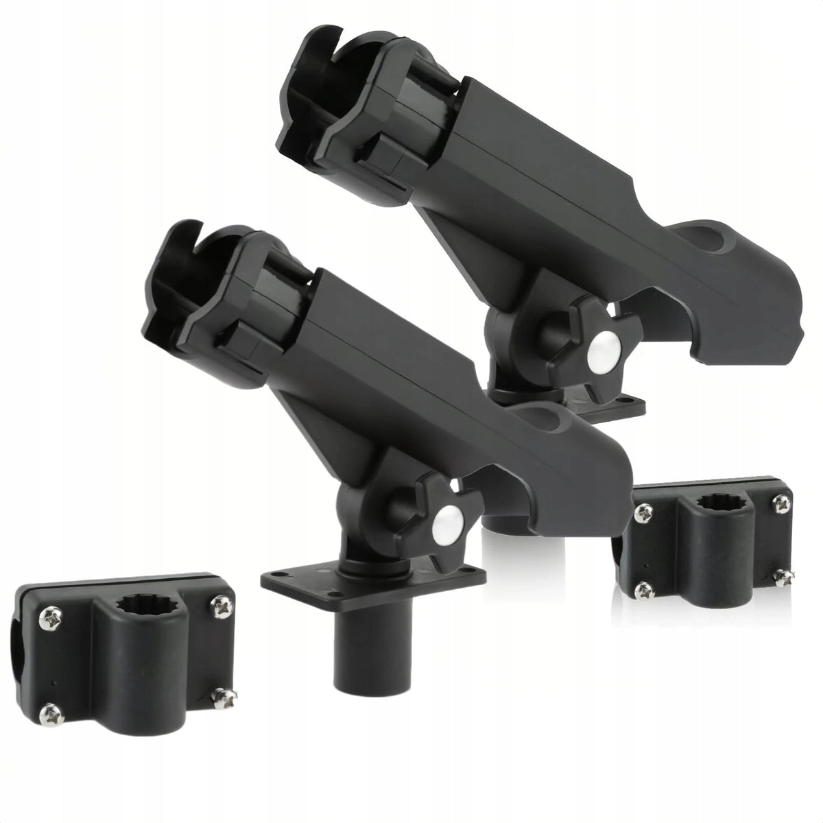 2X TROLLING ROD HOLDER FOR KAYAK BOAT ON BALL FOR FISHING ROD