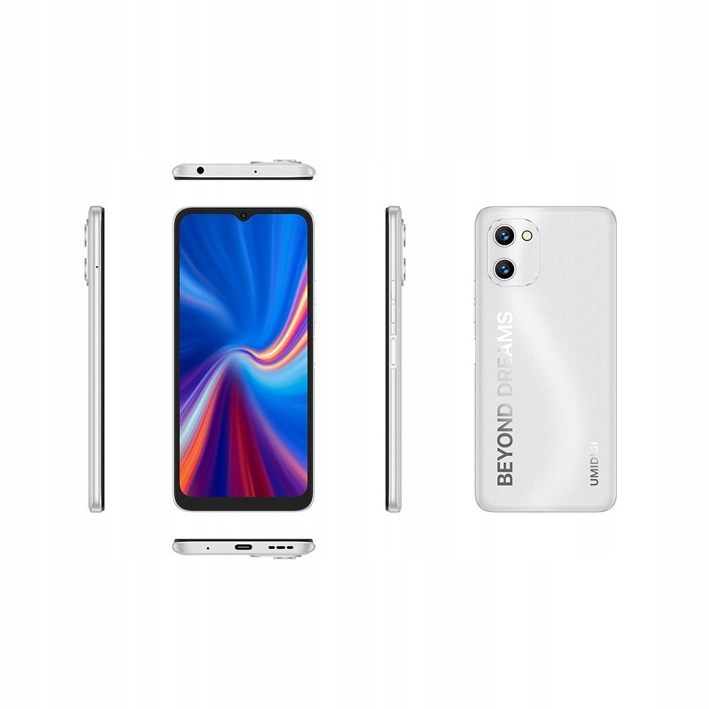 2X UMIDIGI C1 2/32GB, 5150 mAh, silver Brand UMIDIGI