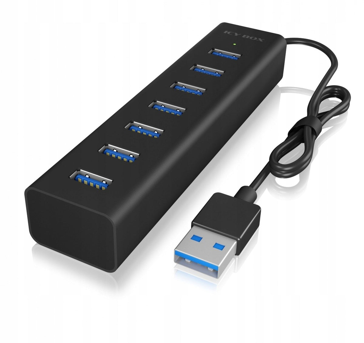 2X USB Hub ICY BOX USB-A HUB - 7x USB-A with Power Adapter Manufacturer code IB-HUB1700-U3