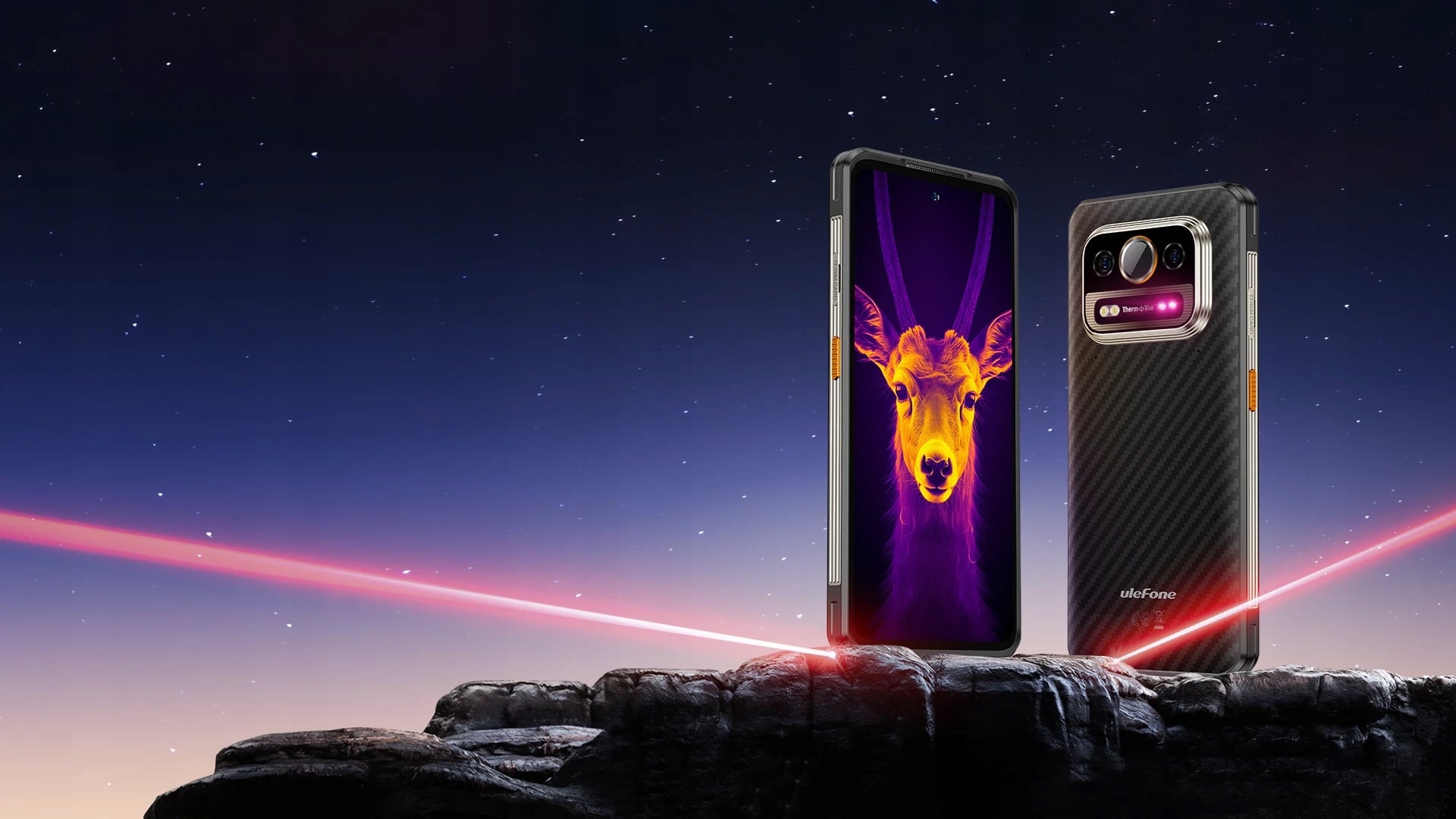 2X Ulefone Armor 25T Pro 5G 6+6/256GB, 6500mAh, smartphone, black Brand Ulefone
