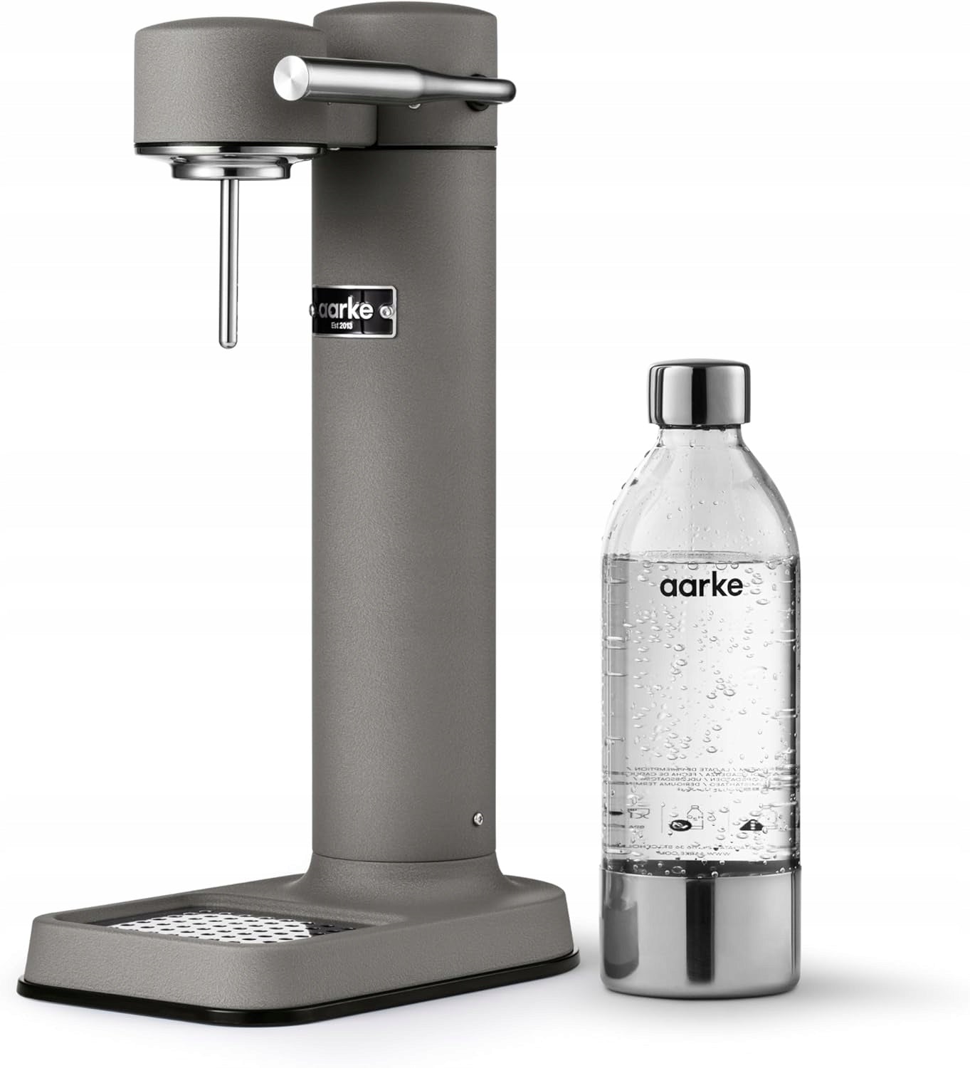 2X WATER SATURATOR HAND STAINLESS STEEL 800ML ELEGANT WITH PREMIUM BOTTLE