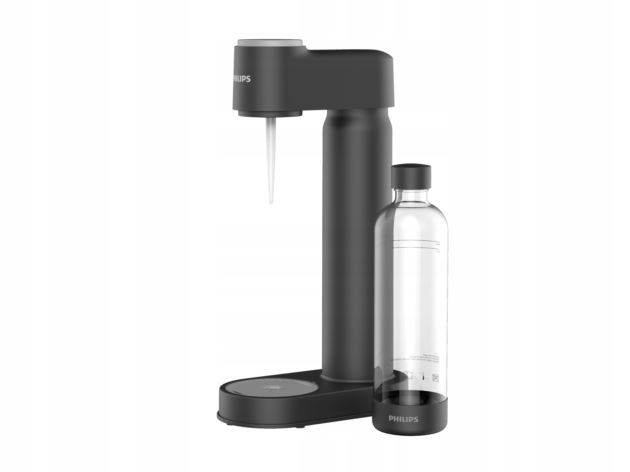 2X Water Saturator PHILIPS GoZero ADD4901BK/10 Black Brand Philips