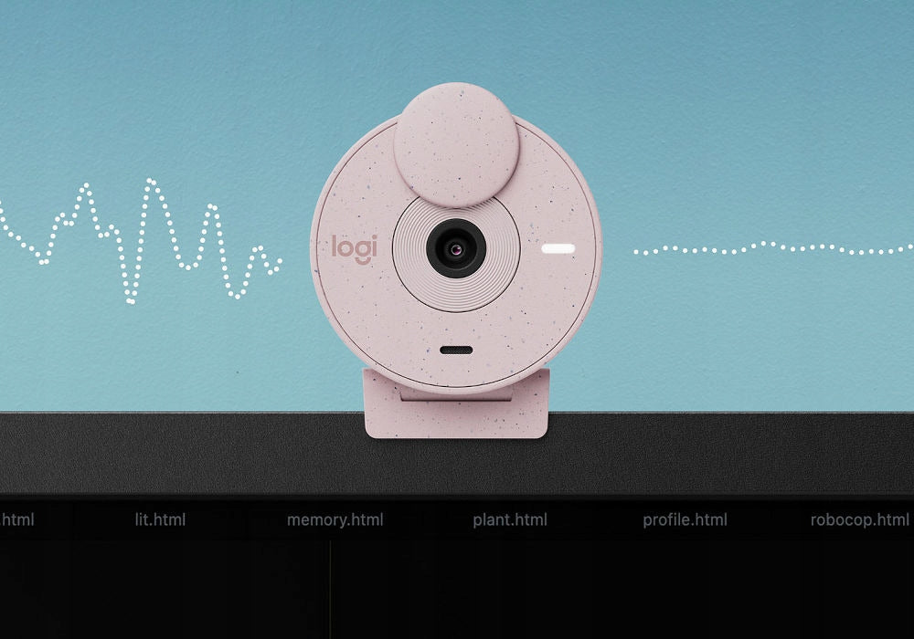 2X Webcam LOGITECH Brio 300 Pink 960-001448 Brand Logitech