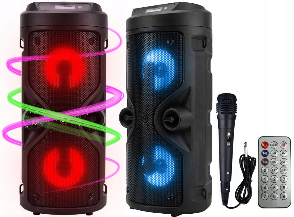 2X Wireless Bluetooth Speaker Stereo Subwoofer BOOMBOX 1000W KARAOKE M Brand no brand