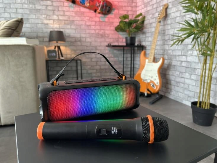 2X Wireless Bluetooth Speaker with Karaoke N-GEAR Blazooka 703 Microphone Model other