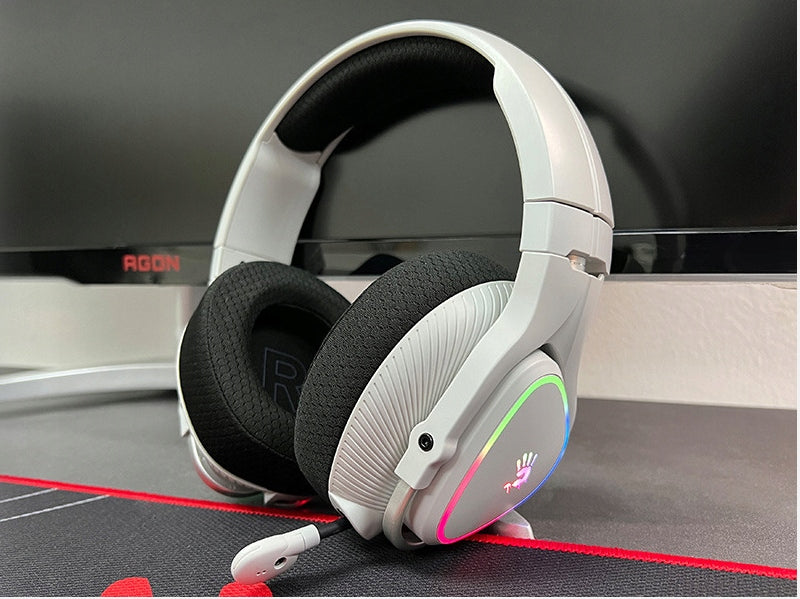 2X Wireless On-Ear Gaming Headphones A4Tech MR710 RGB 65 Model MR710