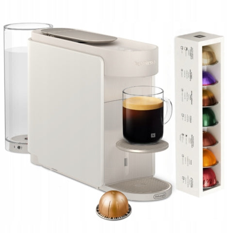 2X capsule maker DE LONGHI-NESPRESSO ENV200.W Vertuo UP White