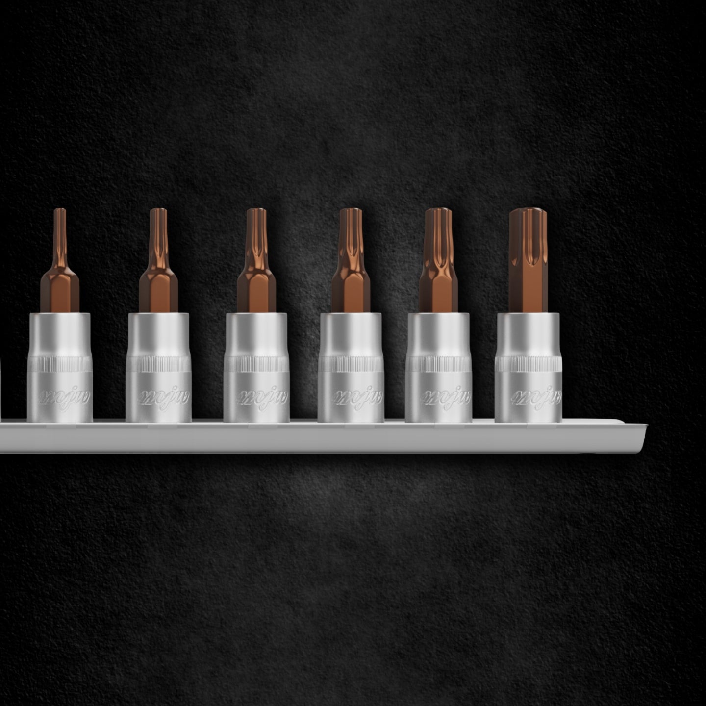 1/4" TORX HEX galvučių rinkinys