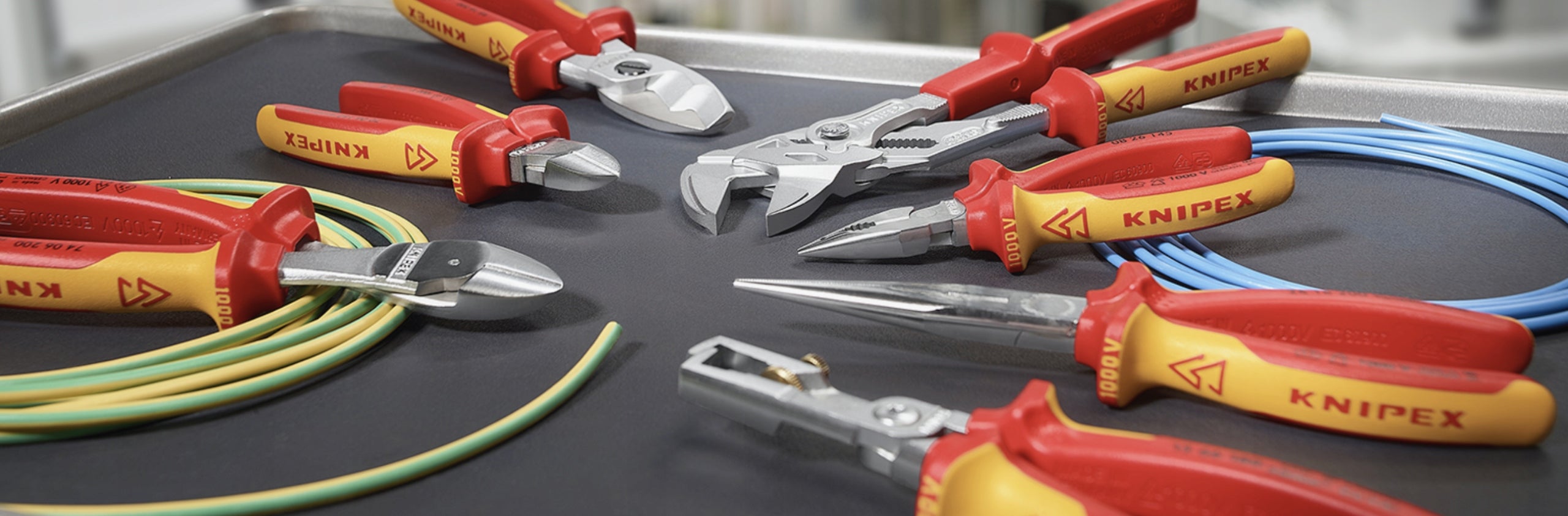 Replių rinkinys KNIPEX 00 20 12, 3 vnt., izoliuotos, VDE