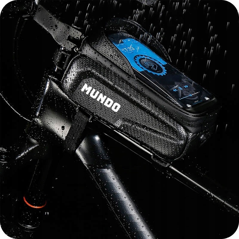 2in1 BICYCLE POUCH BAG + PHONE HOLDER SMARTPHONE WATERPROOF 1L MUNDO Model ONE