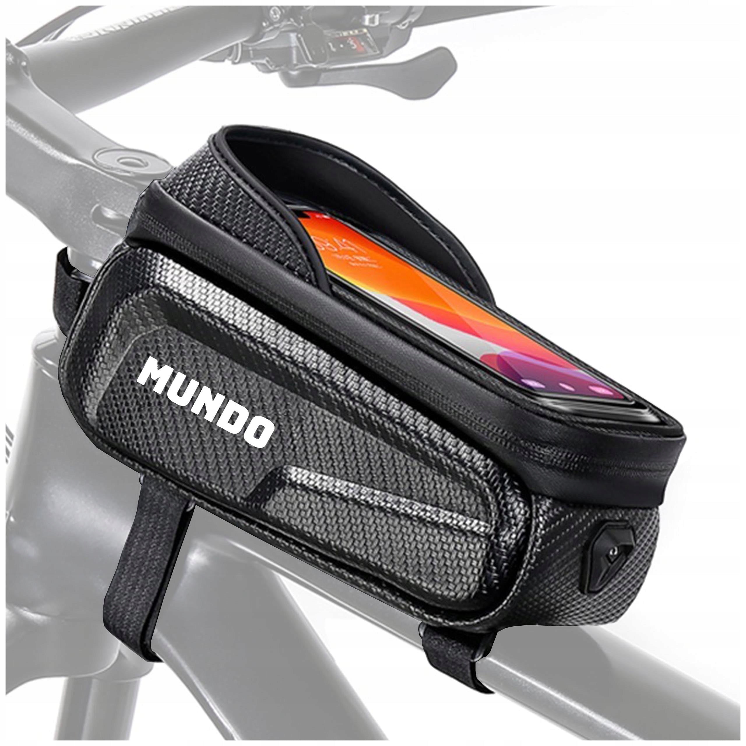 2in1 BICYCLE POUCH BAG + PHONE HOLDER SMARTPHONE WATERPROOF 1L MUNDO