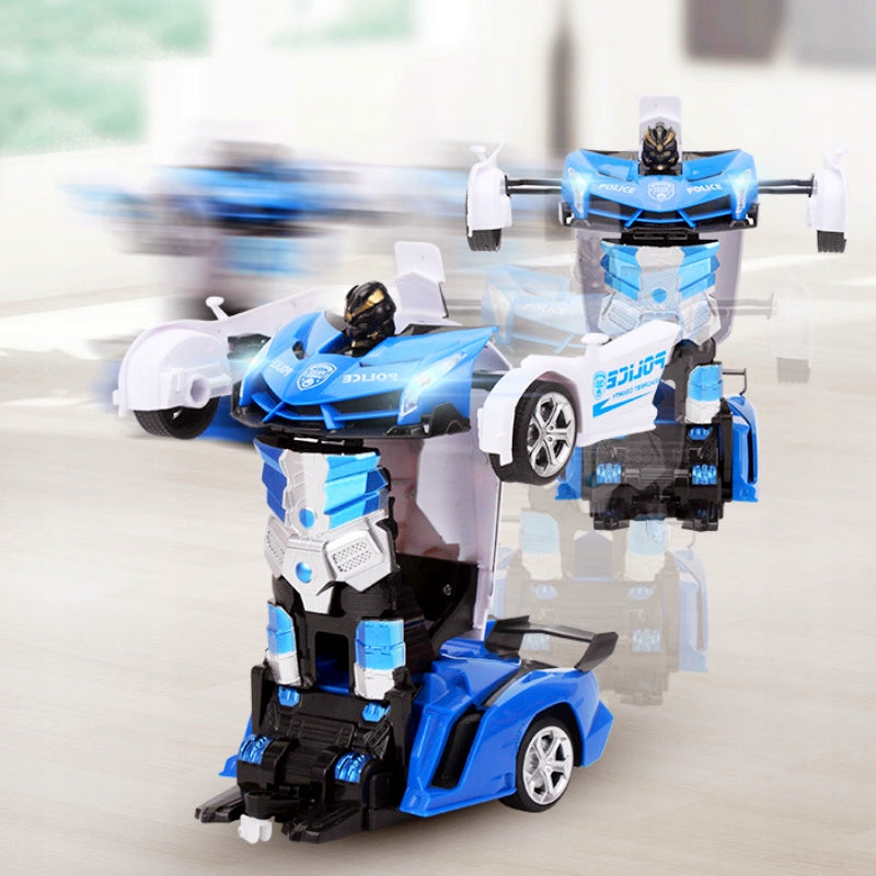 2in1 CAR CONTROLLED POLICE CAR ROBOT POLICE AUTOBOT PILOT TRANSFORMATION Manufacturer code 5902721180991