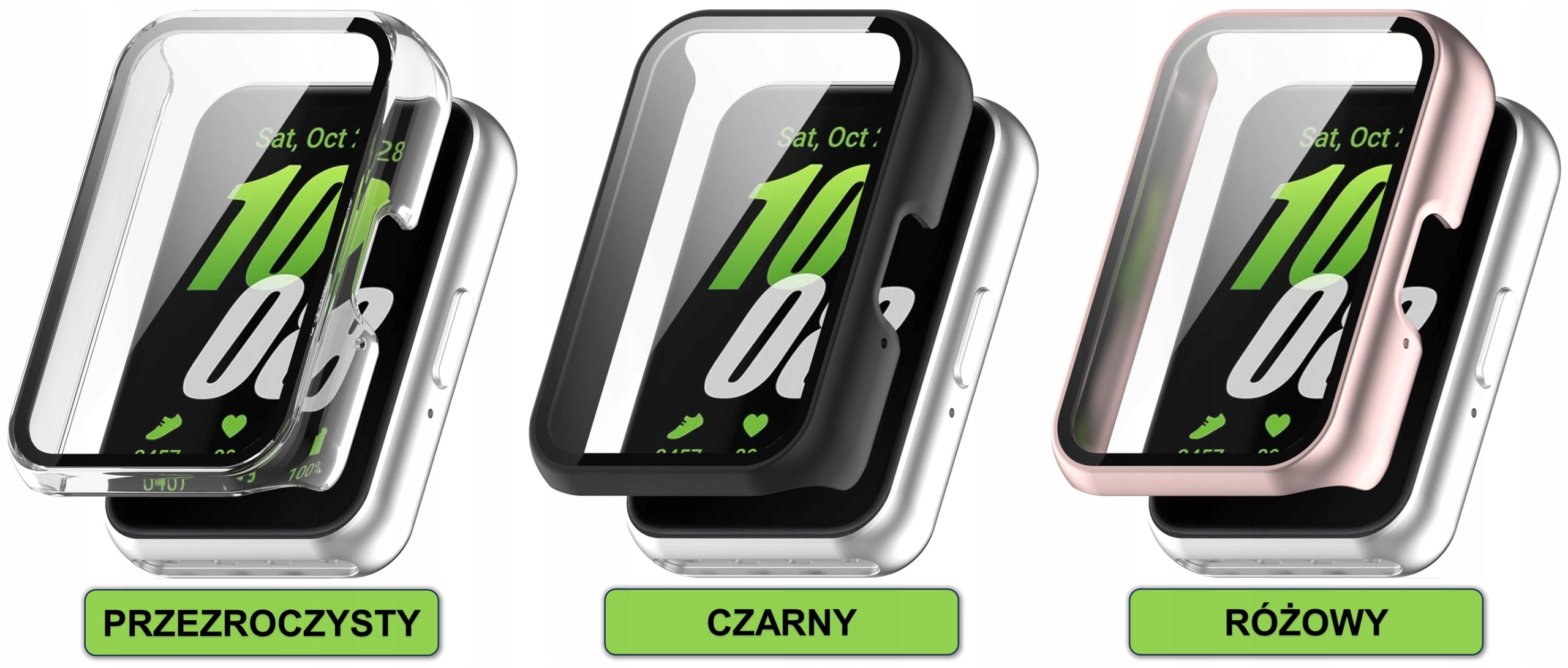 2in1 CASE + TEMPERED GLASS FOR SAMSUNG GALAXY FIT 3 SM-R390 | PREMIUM QUALITY Packaging status original