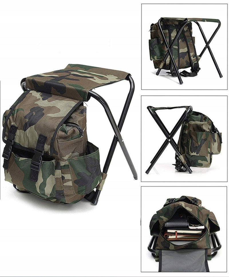 2in1 FOLDING FISHING CHAIR WITH BACKPACK Kind chair