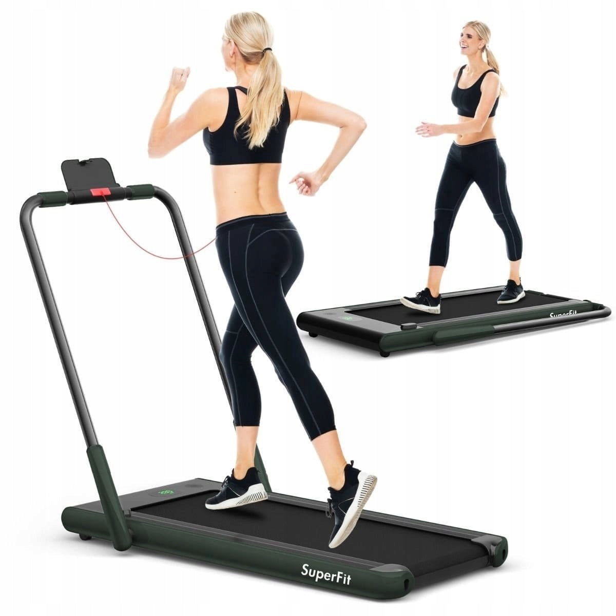 2in1 Folding Electric Treadmill Manufacturer code SP37513DE-GN