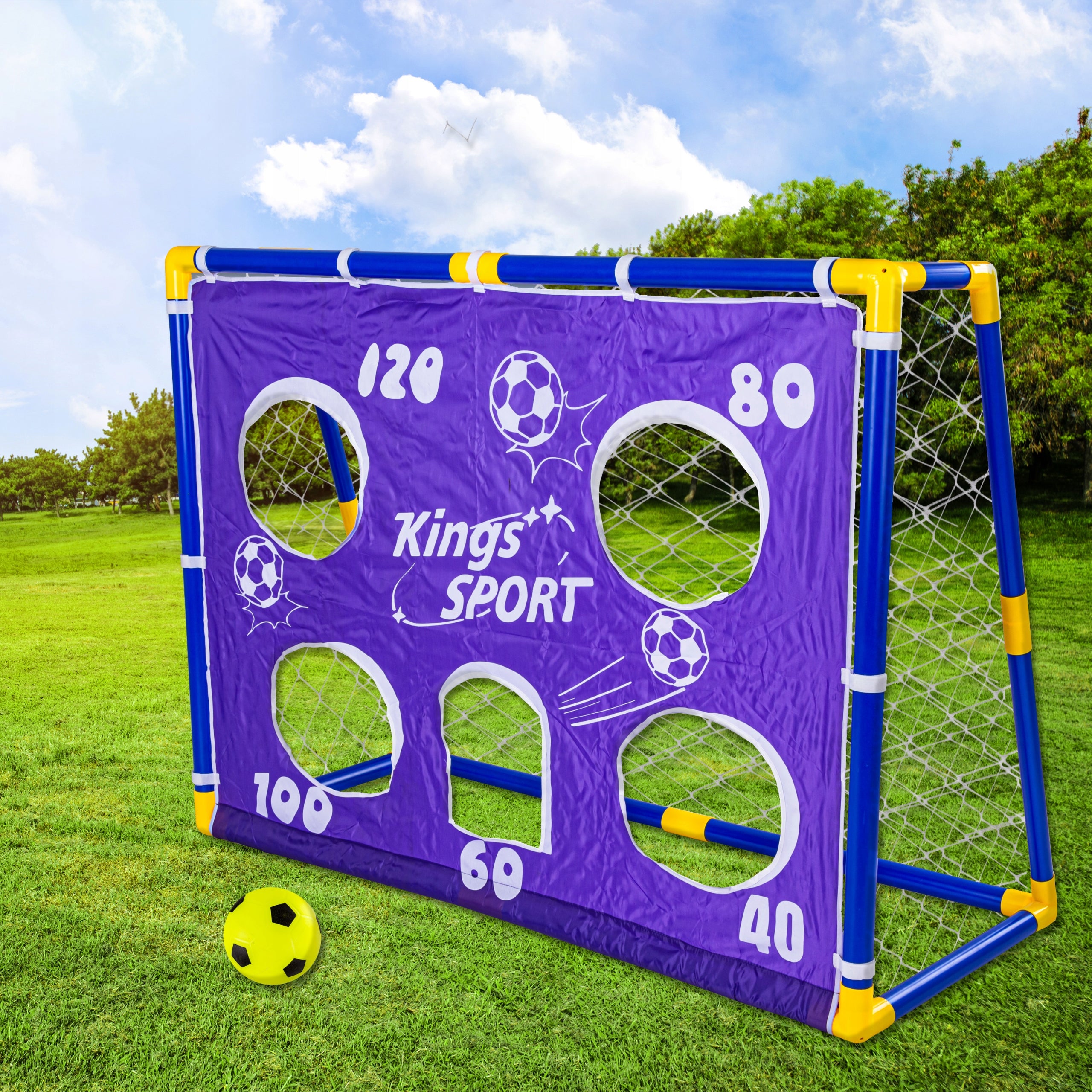 2in1 Football Goal to Play Points Pump Needle Ball Cones Vests Manufacturer code 26002